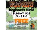 Free Beginners Try Lax Clinic